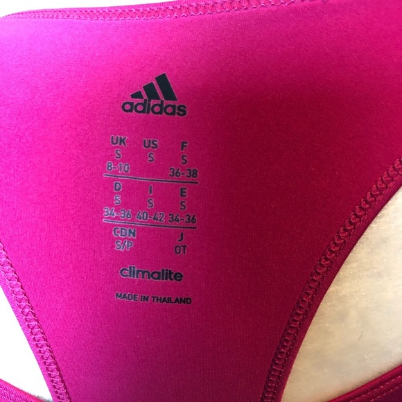 ADIDAS Athletic CLIMALITE Running Pink Racerback - Picture 5 of 5